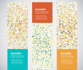 Modern vertical banners abstract vector 06