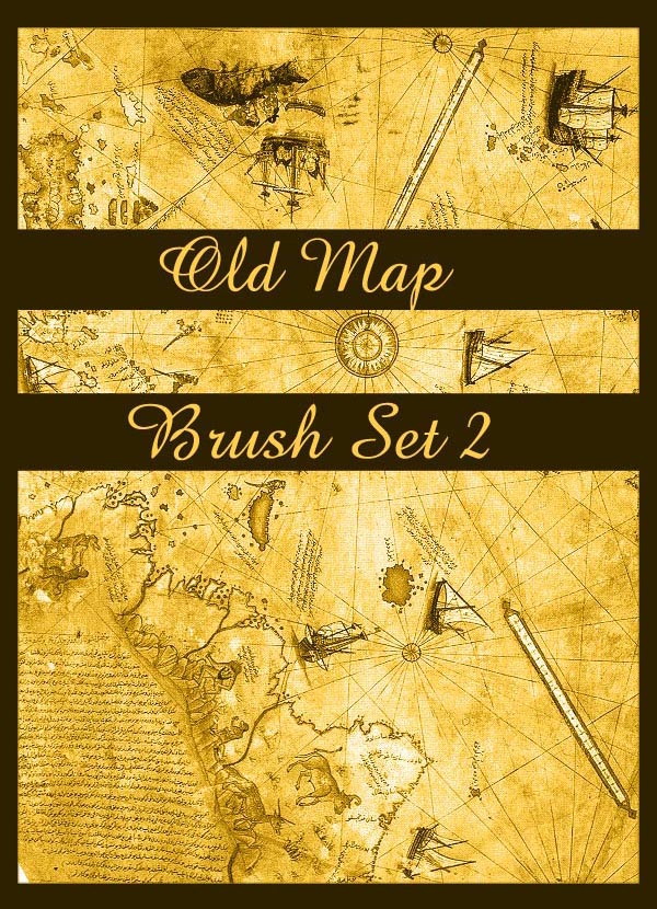 Old Map PS brushes