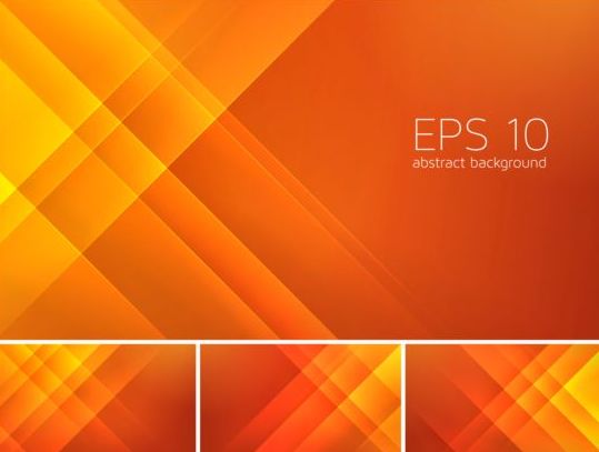 Orange stripes abstract background vector