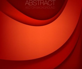 Paper layered curve vector background 01