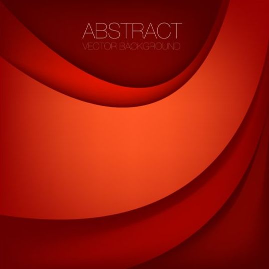 Paper layered curve vector background 01
