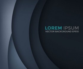 Paper layered curve vector background 02