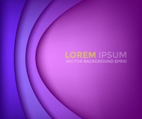 Paper layered curve vector background 03