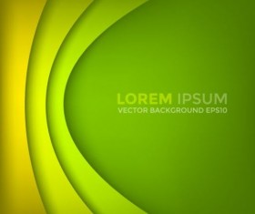 Paper layered curve vector background 05