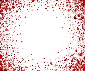 Red dots frame vectors 02