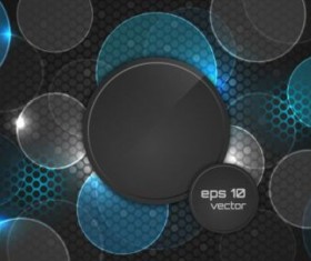 Round shape background modern vector 01