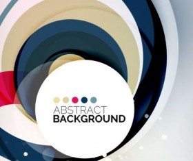 Round shape style abstract background 04