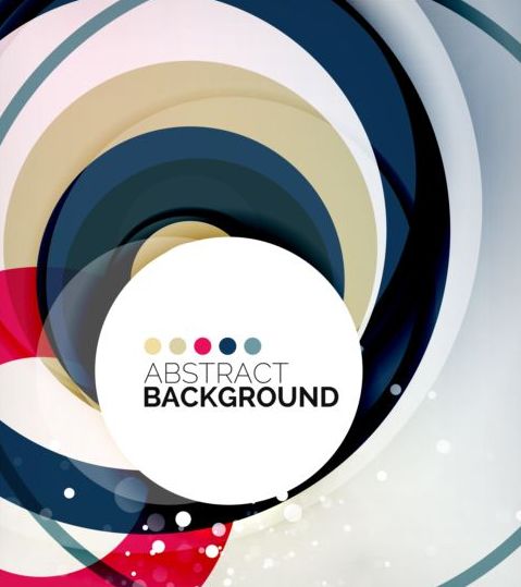 Round shape style abstract background 04