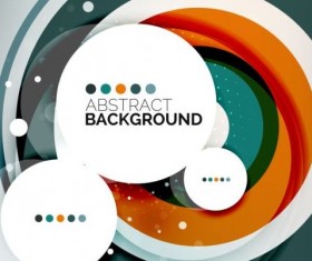Round shape style abstract background 09