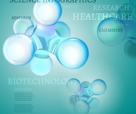 Science infographics modern template vector 01