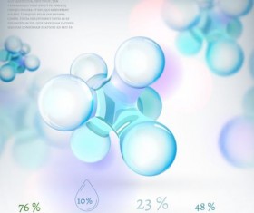 Science infographics modern template vector 03