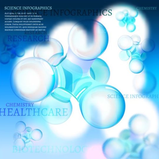 Science infographics modern template vector 05