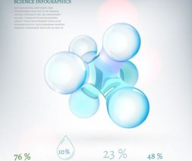 Science infographics modern template vector 06