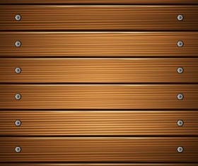 Screw fixed wooden board background vector 04