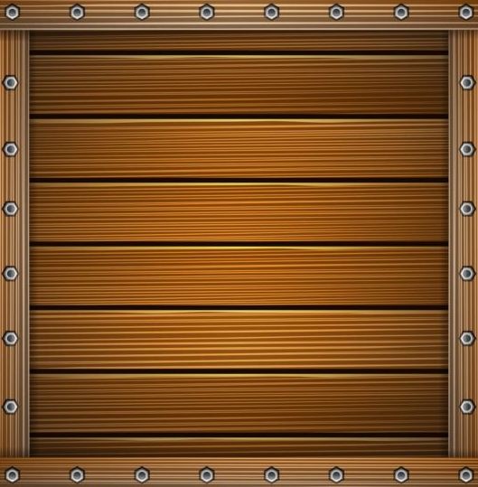 Screw fixed wooden board background vector 06