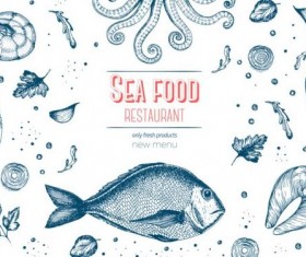 Modern restaurant menu cover and list vector 06 free download