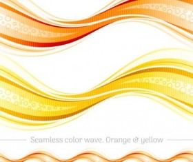 Seamless color wave abstract vector 02