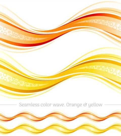 Seamless color wave abstract vector 02