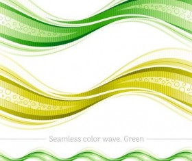 Seamless color wave abstract vector 08