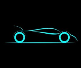 Sport car logos vectors set 03