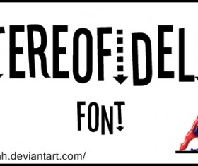 Stereofidelic Font