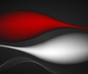 Stylish red abstract background vector 02