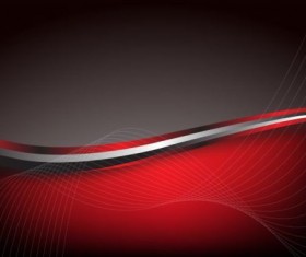 Stylish red abstract background vector 03