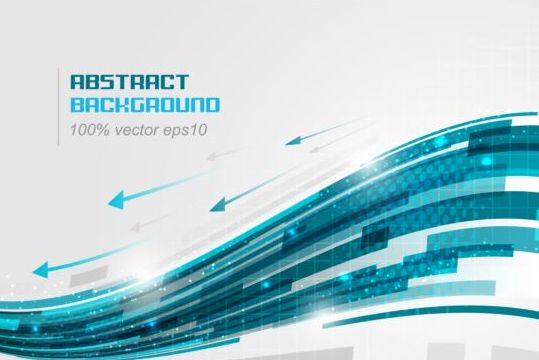 Tech vector background material 04
