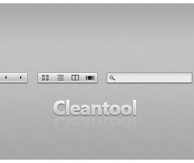 Toolbar Cleantool Psd Material