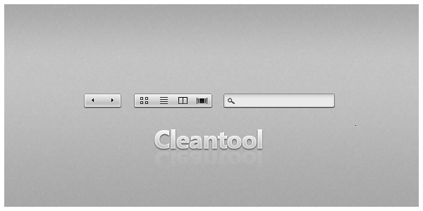 Toolbar Cleantool Psd Material