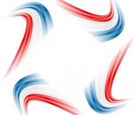 Twisted colored elements background vector 01