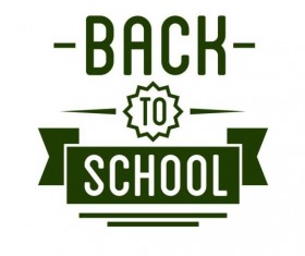 Vintage back to school labels vectors 03
