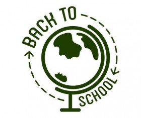 Vintage back to school labels vectors 05