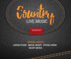 Vintage fabric background vectors 01