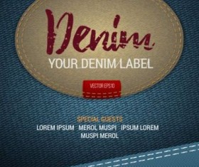 Vintage fabric background vectors 04