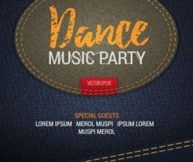 Vintage fabric background vectors 05