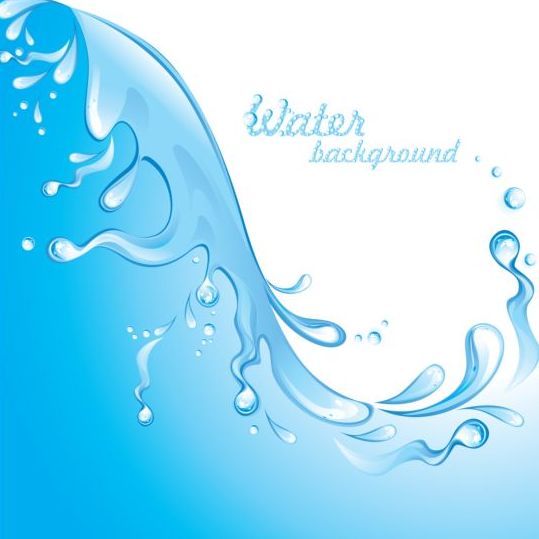 Water abstract background vectors 01