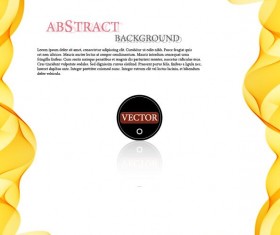 Wavy frame art background vector 07