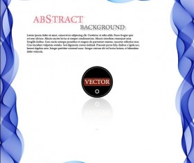 Wavy frame art background vector 15