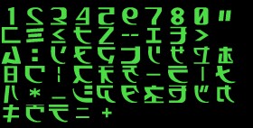 matrix code fonts