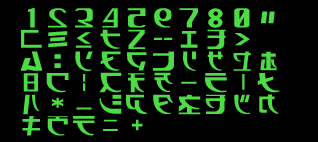 matrix code fonts