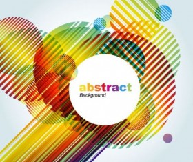 Abstract background with colorful dynamic elements vector 01