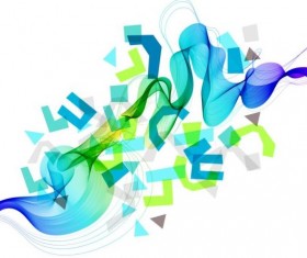 Abstract background with symbol vector 01