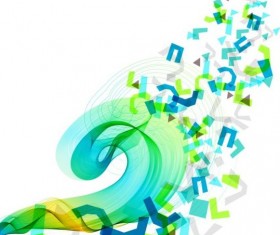 Abstract background with symbol vector 02