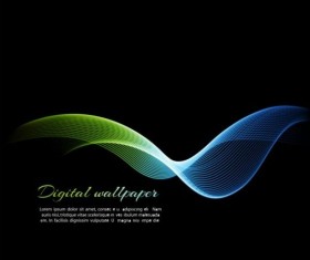 Abstract digital wallpaper vector material