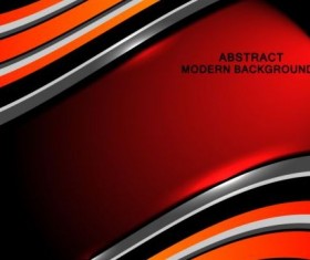 Abstract dimension red background vector