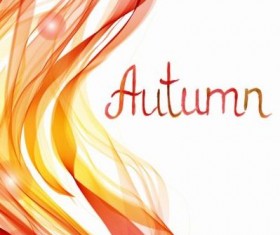 Autumn abstract art background vector