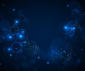 Beautiful blue halation background vector 01