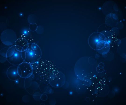 Beautiful blue halation background vector 01