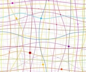 Bent colored lines with white background vector 01